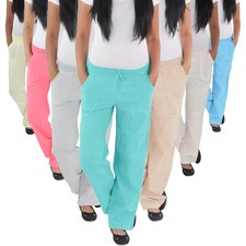 Damen Leinenhose Baggy