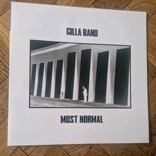 GILLA BAND - MOST NORMAL  Vinyl Record 12 Lt Edition White Signed Booklet Ex/Vg+