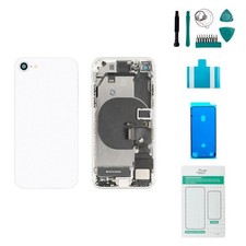 iPhone SE (2020) Gehäuse mit Backcover Weiß - Set Versand aus Deutschland