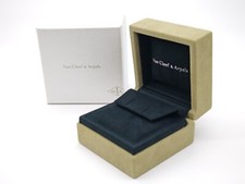 [Near Mint] Van Cleef & Arpels echte Ohrringe leer Schmuckkästchen grün Wildl...