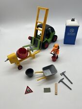 Playmobil Baustellen Set mit Gabelstapler und Toilette