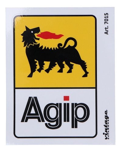 Aufkleber agip 5x11cm - agip,, 7,5x11cm