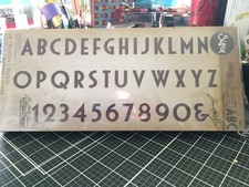 Sizzix - Tim Holtz Alterations - Bigz XL - Deco Alphabet Die Font - No 661815 