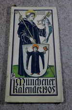 Alter Münchener Kalender 1905 Heraldik Wappen Otto Hupp