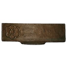 Briefklappe Bronze schwer