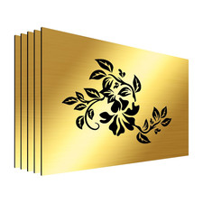 5 Stück Laser Material, Gravurschilder Rohlinge 30x20 cm 1,3mm，Kunststoff-Gravur