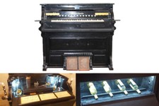 1 x altes Klavier Harmonium UMBAU zu einer BAR - Einzelstück Top Deko mit Licht