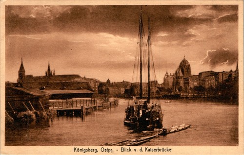 Gruss aus königsberg - ak,