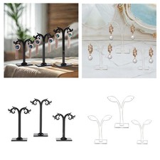 3pcs Ohrring Display Ständer Ohrring Displayhalter Acrylschmuck Aufbewahrung T
