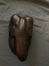 Wanddeko Elefantenkopf Alt/ Vintage