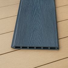 WPC Sichtschutz Zaun Balkon Zaunelemente Paneel 16 x 2 cm, Länge 1.80m, 3 Farben