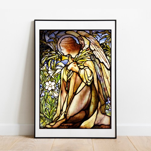 Kunstdruck tiffany knieender - tiffany,