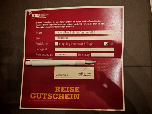 Harzer schmalspurbahn hsb - harzer,