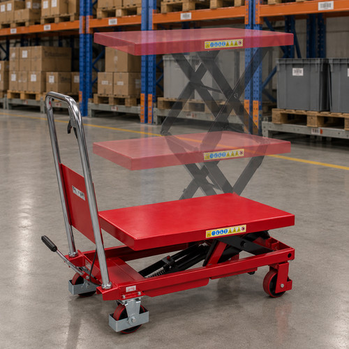 Hubtischwagen hubwagen 350kg - hubtischwagen,