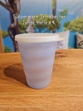Tupperware Trinkbecher m. Deckel für. Strohhalm Junge Welle 330 ml