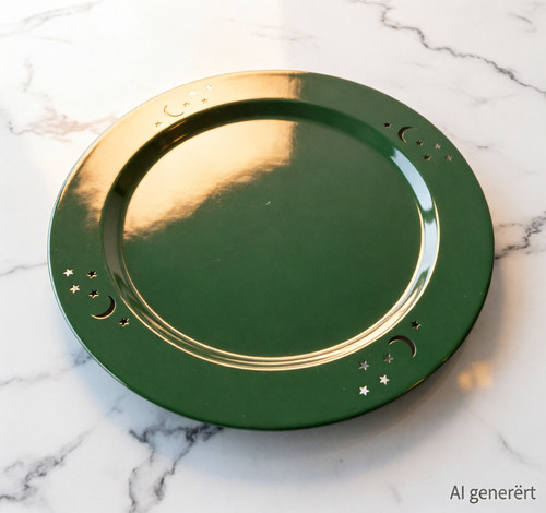 Adventskranz teller metall - metall, Ø