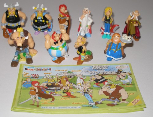 Komplett satz asterix und die - satz,