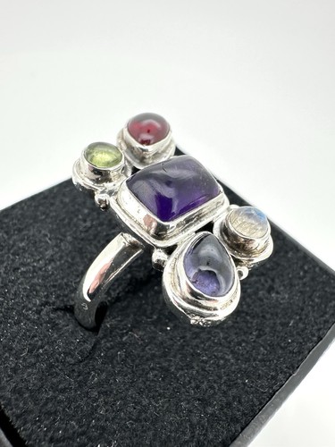 925 silber ring multicolor - 925,