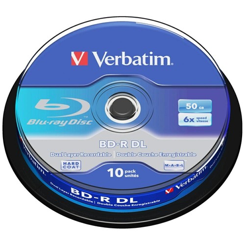 Verbatim blu ray discs 50gb - verbatim,