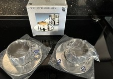 2 x WMF Edelstahl Espresso