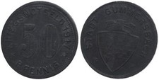 Deutschland - Stadt Gummersbach 50 Pfennig 1917 - Notgeld Kriegsgeld