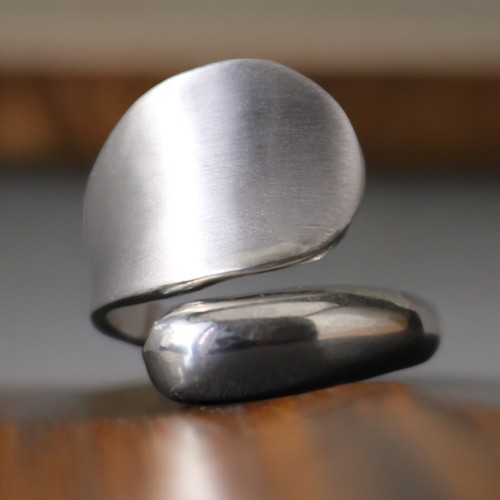 Eleganter breiter damenring - eleganter,