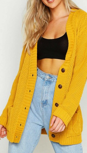 Grobstrick cardigan damen - grobstrick-cardigan,