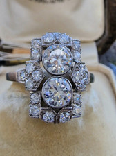Art Deco Diamant Ring 1,32ct