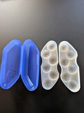 Tupperware Kolumbus  Eierbehälter Eierbox für 6 Eier Brotdose, Neuwertig 