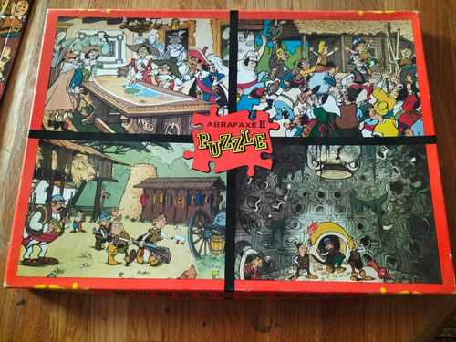 Mosaik comic abrafaxe puzzle - mosaik,, comic,