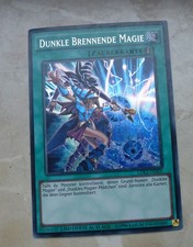 Yu-Gi-Oh Karte Dunkle Brennende Magie.  Holo. 35#