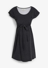 Kleid Gr. 48/50 Schwarz Weiß