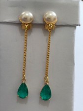 Ohrclips/Facettenglas/zarte