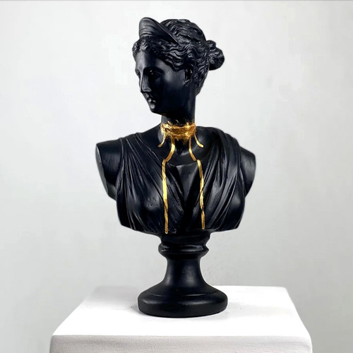 Artemis gold marmor skulptur - artemis,