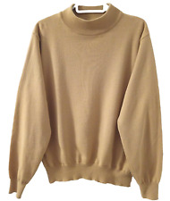 Pullover Langarm 100% Wolle Beige Gr. 48 IT (EU 44) kurz - s. Maße unten!