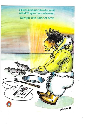 Inuit eskimo eis - eis, angeln