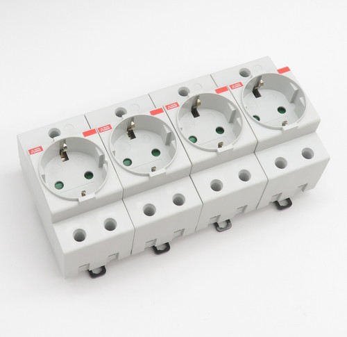 Verteilereinbausteckdose - 4x,