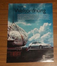 Seltene Werbung SAAB 9-5 AERO