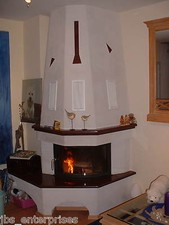 Original KAGO Heizkamin, Heizeinsatz GIGANT 800 (9 KW ), PANORAMA