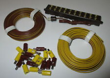 Stecker (2,6mm), Zwillingslitzen und Verteilerplatte mit Stecker  "NEU" Farbwahl