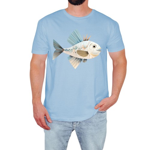 Lustiges herren shirt fisch - lustiges, t-shirt