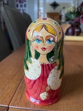 Russische Matroschka 5-teilig ca. 13 cm hoch