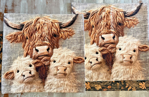 Highland kuh kissenbezug - x,