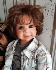 Künstlerpuppe "Fabian"  Regina Swialkowski. lim: 350., inkl.Zertifikat 