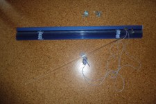  Fenster,-Türen Rollo - Ziehrollo, LamellenRollo, Sichtschutz, Sonnenschutz,blau