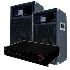 500w anlage party - 2x, dj