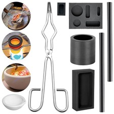 8 Stück Graphit Tiegel Kit