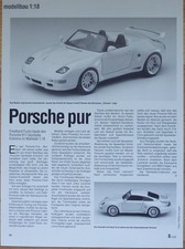 PORSCHE 911 GEMBALLA EXTREMO in 1-18 von Bburago..... ein Modellbericht #9905m