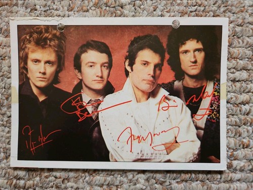 Queen autogrammkarte bravo - -,