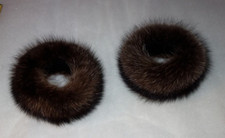 Waschbär Pelz Manschetten